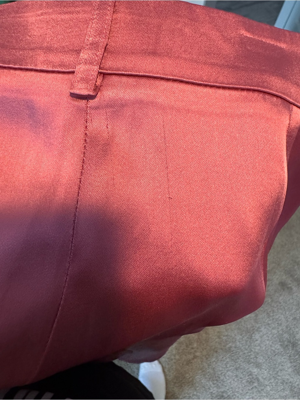 Emporio Armani Pink Straight-Leg Tailored Trousers - Picture 7 of 7